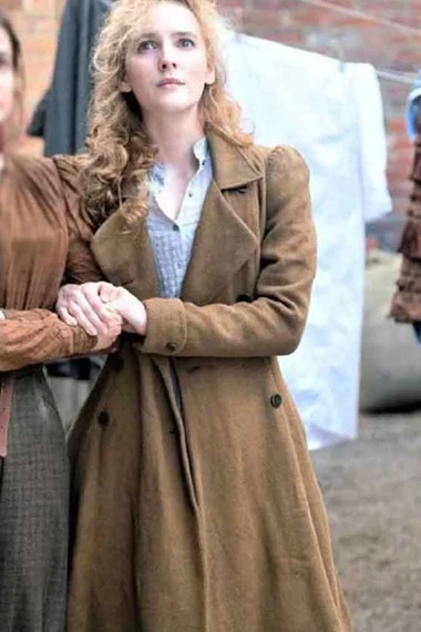 Penance Adair Ann Skelly The Nevers Beige Wool Trench Coat
