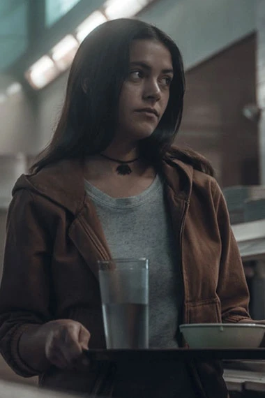 Danielle Moonstar Blu Hunt The New Mutants Brown Fleece Hoodie