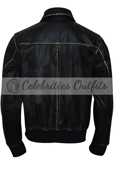 Huntsman Once Upon a Time Jamie Dornan Black Leather Jacket once-upon-time-sheriff-graham-jacket