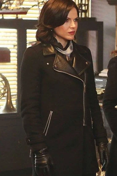 Lana Parrilla Once Upon A Time Regina Mills Evil Queen Coat