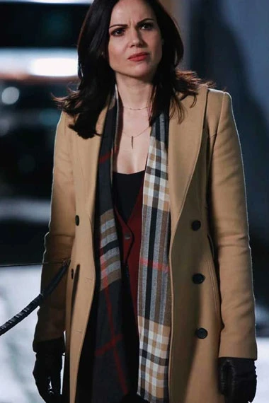 Lana Parrilla Once Upon A Time Regina Mills Evil Queen Coat