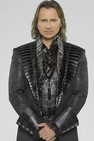 Once Upon a Time Robert Carlyle Mr Gold Black Leather Jacket