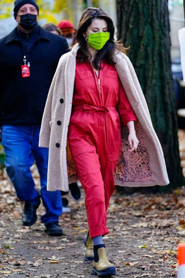 Selena Gomez Only Murders In The Building White Coat
