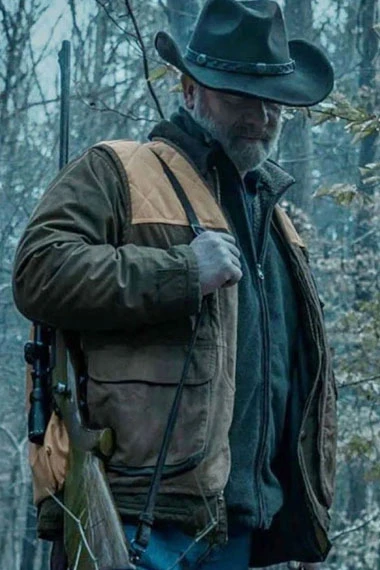 Ozark TV Series Peter Mullan Jacob Snell Brown Cotton Jacket