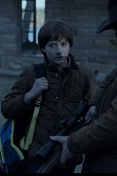 Ozark Skylar Gaertner Jonah Byrde Green Quilted Puffer Jacket
