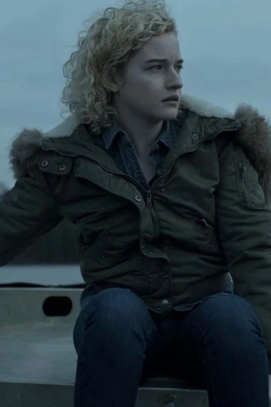 Ozark Julia Garner Ruth Langmore Green Cotton Shearling Jacket
