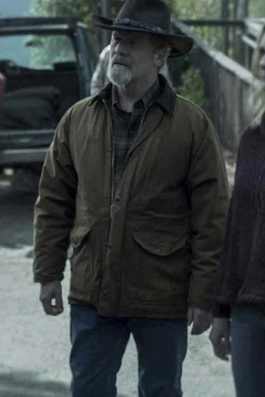 Ozark TV Series Peter Mullan Jacob Snell Brown Cotton Jacket