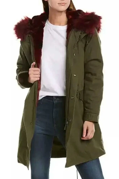 Leota Adebayo Danielle Brooks Peacemaker Green Hooded Jacket