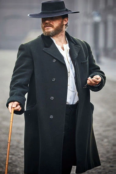 Alfie Solomons Peaky Blinders Tom Hardy Black Trench Coat