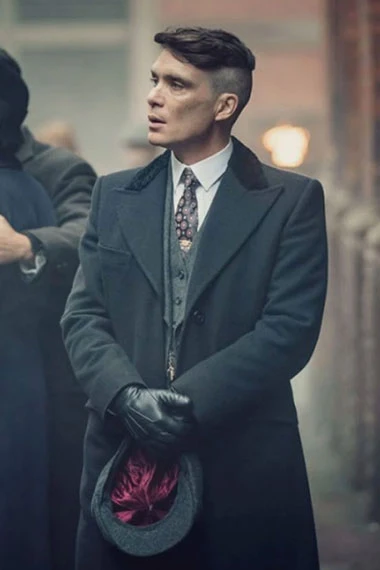 Cillian Murphy Peaky Blinders Thomas Shelby Wool Trench Coat