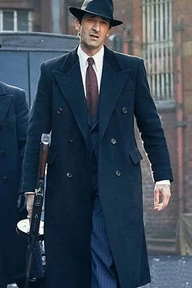 Adrien Brody Peaky Blinders Luca Changretta Wool Trench Coat