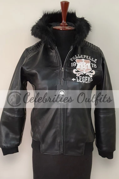 Live Like A Queen Die Like A Legend Pelle Pelle Hooded Jacket