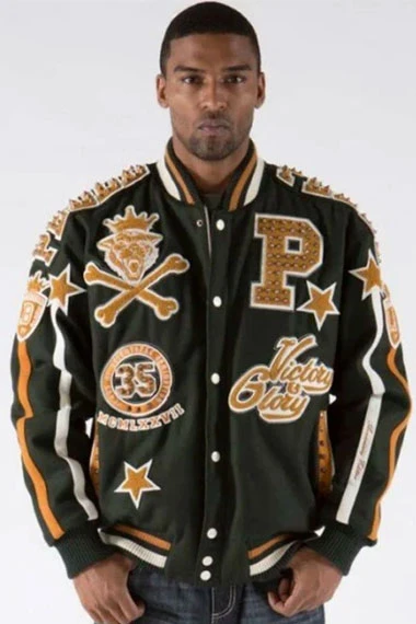 Pelle Pelle 1978 MB Victory And Glory Bomber Varsity Jacket