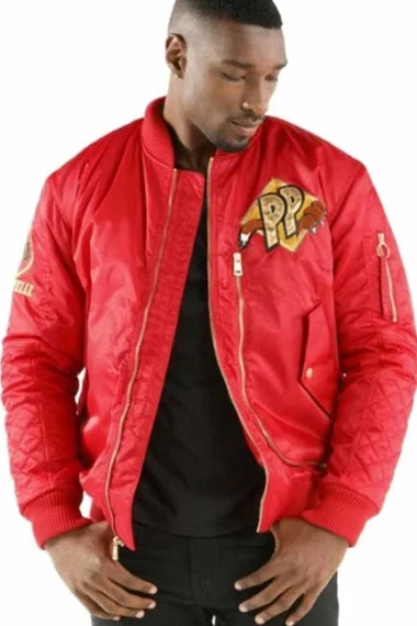 Cool Cat Flight Pelle Pelle MB 1978 Quilted Bomber Jacket