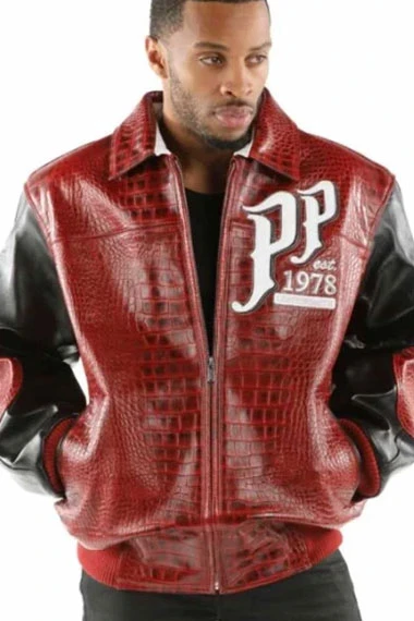 Pelle Pelle Pioneer MB Leather Smith Crocodile Skin Jacket