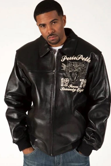 Worlds Finest Pelle Pelle 1978 Power And Speed Bomber Jacket