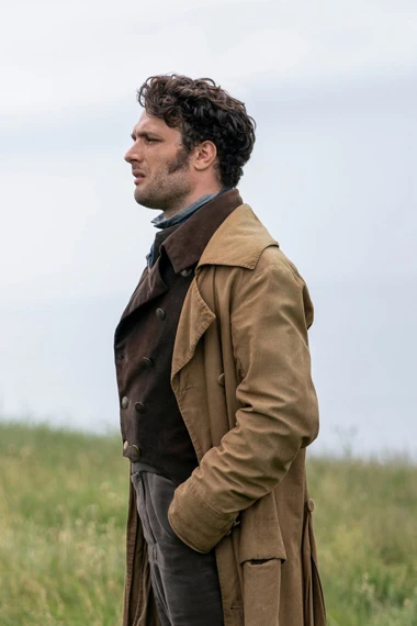 Cosmo Jarvis Persuasion Frederick Wentworth Trench Coat