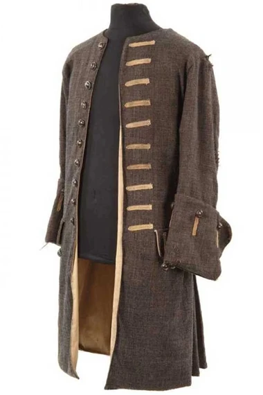 Johnny Depp Pirate Of The Caribbean Jack Sparrow Brown Coat