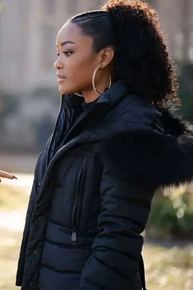 Diana Tejada LaToya Tonodeo Power Book II Ghost Hooded Parka
