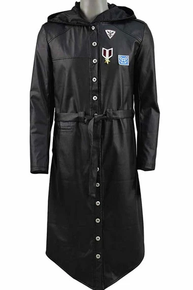 PUBG Player Unknown Battlegrounds Hooded Black Cosplay Coat