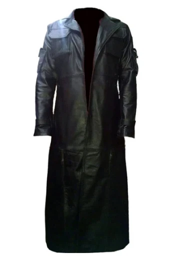 Frank Castle Thomas Jane Punisher Black Long Leather Coat the-punisher-thomas-jane-leather-coat