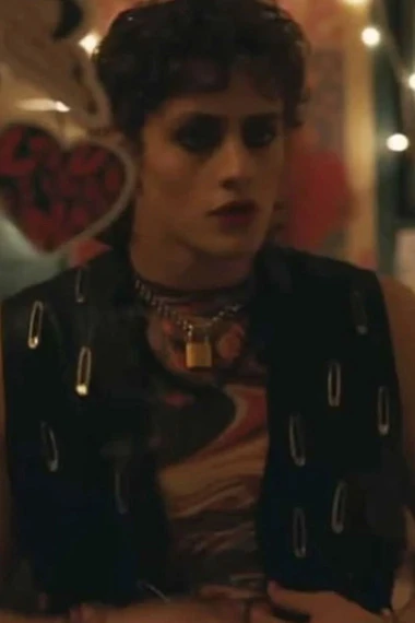 Fin Argus Mingus Queer as Folk TV Series Black Leather Vest fin-argus-queer-as-folk-vest