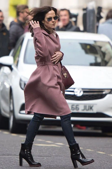 Mary Louise Parker Stephanie Boucher Red Sparrow Trench Coat