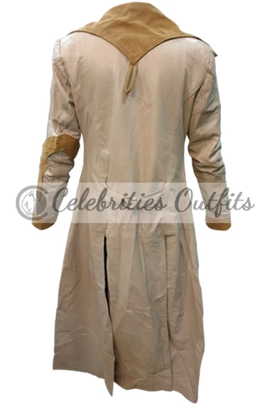 Milla Jovovich Alice Resident Evil Brown Cotton Trench Coat resident-evil-extinction-alice-costume