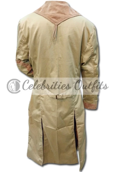 Milla Jovovich Alice Resident Evil Brown Cotton Trench Coat resident-evil-extinction-alice-costume