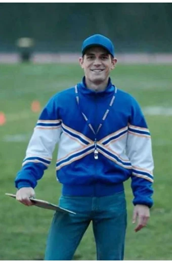 Riverdale Archie Andrews KJ Apa Blue Bomber Fleece Jacket riverdale-archie-andrews-track-jacket