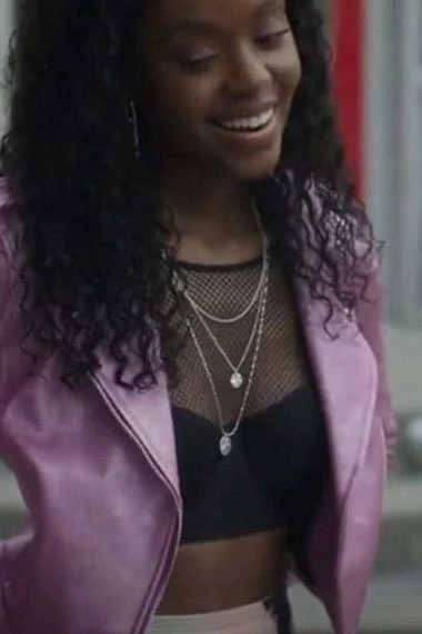 Josie McCoy Riverdale Ashleigh Murray Biker Leather Jacket