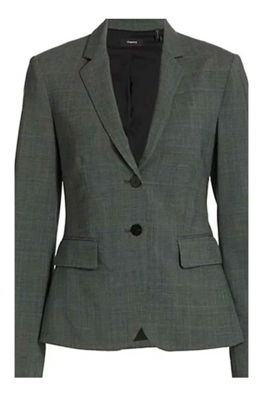 Lili Reinhart Riverdale Betty Cooper Grey Wool Trench Blazer