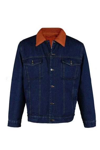 Cole Sprouse Will Five Feet Apart Blue Denim Shearling Jacket