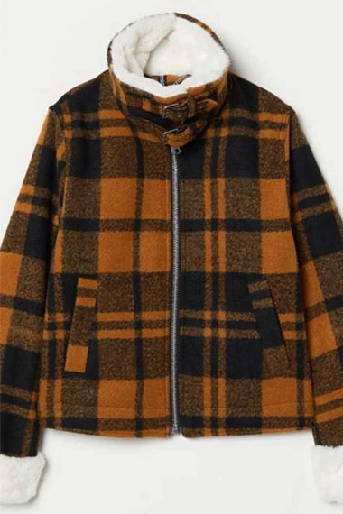 Trinity Likins Riverdale Jellybean Jones Yellow Plaid Jacket