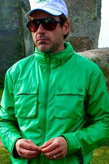 Mens Casual Robert Downey Jr Street Style Parachute Jacket