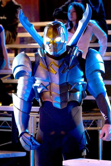 Jaime Reyes Smallville Blue Beetle Leather Costume Jacket