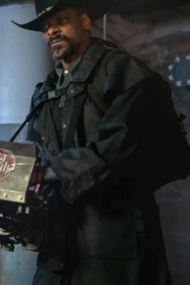 Snoop Dogg Day Shift Big John Elliott Black Trench Coat