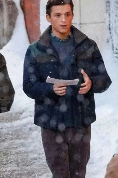 Spider-man No Way Home Peter Parker Tom Holland Puffer Jacket