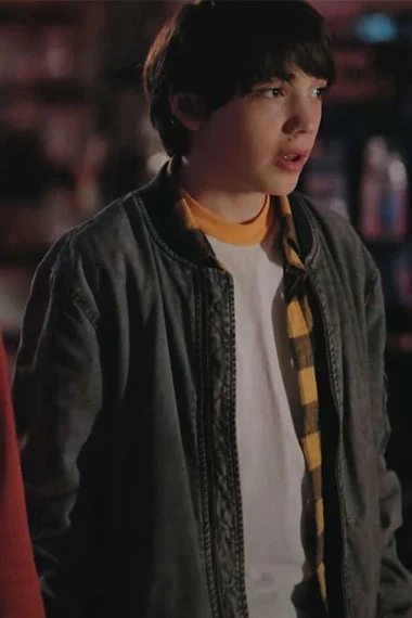 Donovan Colan Jake Spirit Halloween Grey Bomber Varsity Jacket