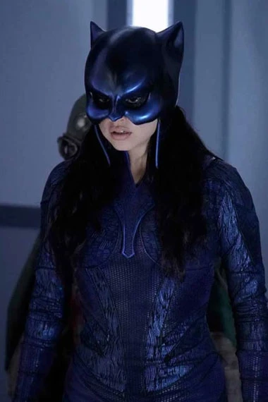 Yvette Monreal Wildcat Stargirl Blue Cosplay Leather Jacket