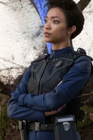 Star Trek Discovery Sonequa Martin Warriors Black Leather Vest
