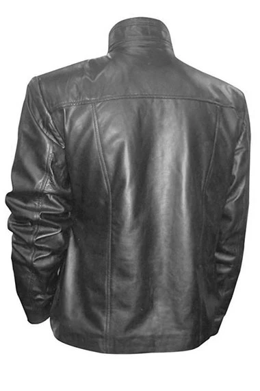 Star Trek Into Darkness Zoe Saldana Uhura Black Leather Jacket star-trek-darkness-zoe-saldana-jacket
