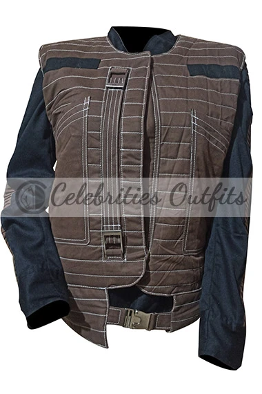 Felicity Jones Star Wars Rogue One Jyn Erso Brown Jacket