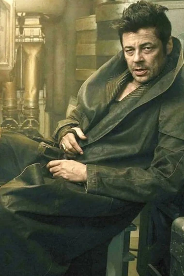 Star Wars The Last Jedi Benicio Del Toro DJ Long Trench Coat