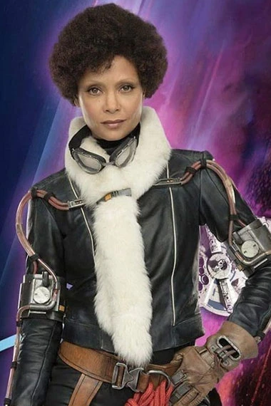 Solo A Star Wars Story Thandiwe Newton Black Jacket