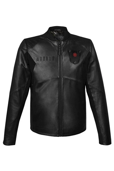 Imperial Pilots Star Wars Tie Fighter Black Leather Jacket