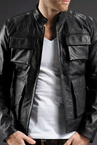 A Star Wars Story Alden Ehrenreich Han Solo Black Jacket