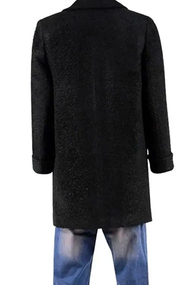 Stranger Things Millie Bobby Brown Eleven Black Wool Coat stranger-things-eleven-coat