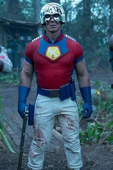 John Cena Suicide Squad Peacemaker Red Cosplay Leather Jacket