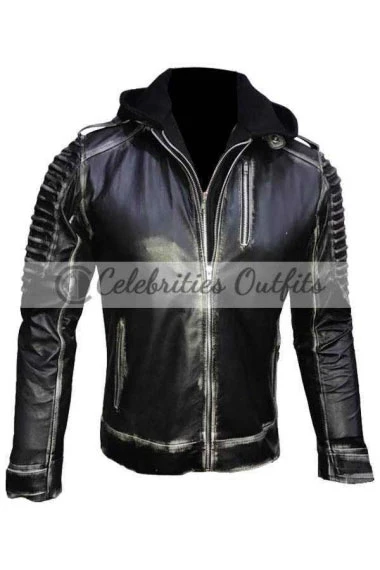 The Killing Suicide Squad Joker Bomber Black Hooded Jacket